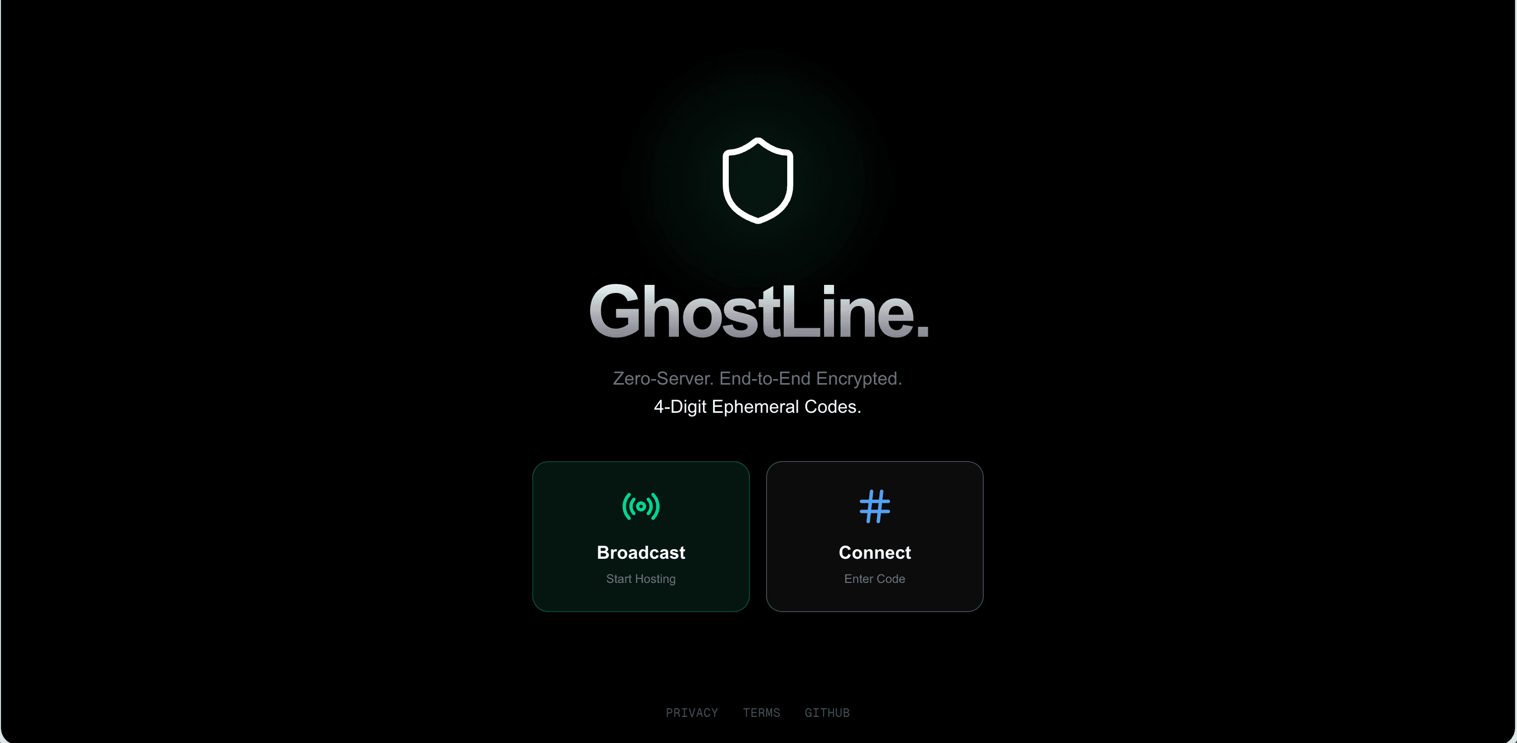 GhostLine – Zero-Knowledge Video Calling Cover
